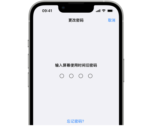 临西iPhone屏幕维修分享iPhone屏幕使用时间密码忘记了怎么办 