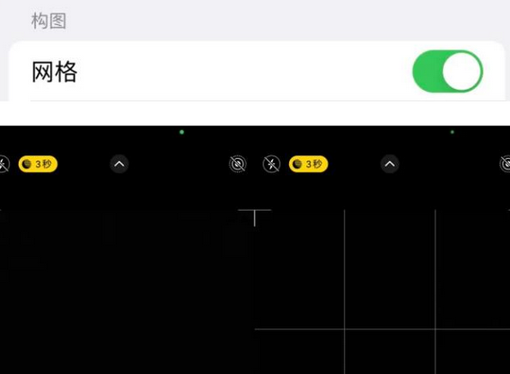 临西苹果手机维修网点分享iPhone如何开启九宫格构图功能