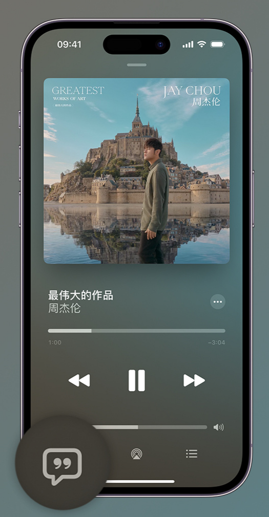 临西iphone维修分享如何在iPhone上使用Apple Music全新唱歌功能 