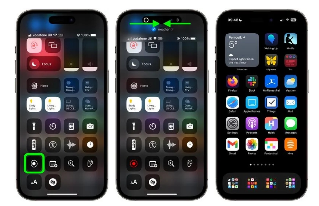 临西苹果手机维修分享iPhone14录屏如何隐藏灵动岛和红色指示器 