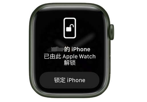 临西苹果手机维修分享用 AppleWatch 解锁配备面容 ID 的 iPhone方法 