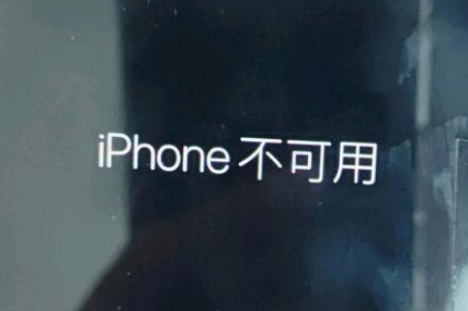 临西苹果服务网点分享锁屏界面显示“iPhone 不可用”如何解决 