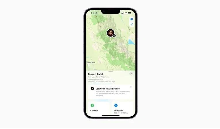 临西苹果14维修分享iPhone14系列中 FindMy功能通过卫星分享位置方法教程 