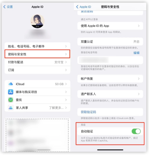 临西苹果手机维修分享iOS 16 自动验证功能开启方法 