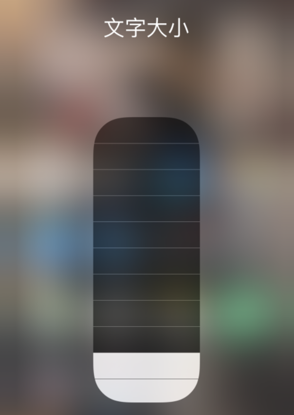 临西苹果手机维修分享小技巧：在 iPhone 控制中心快速调节字体大小 